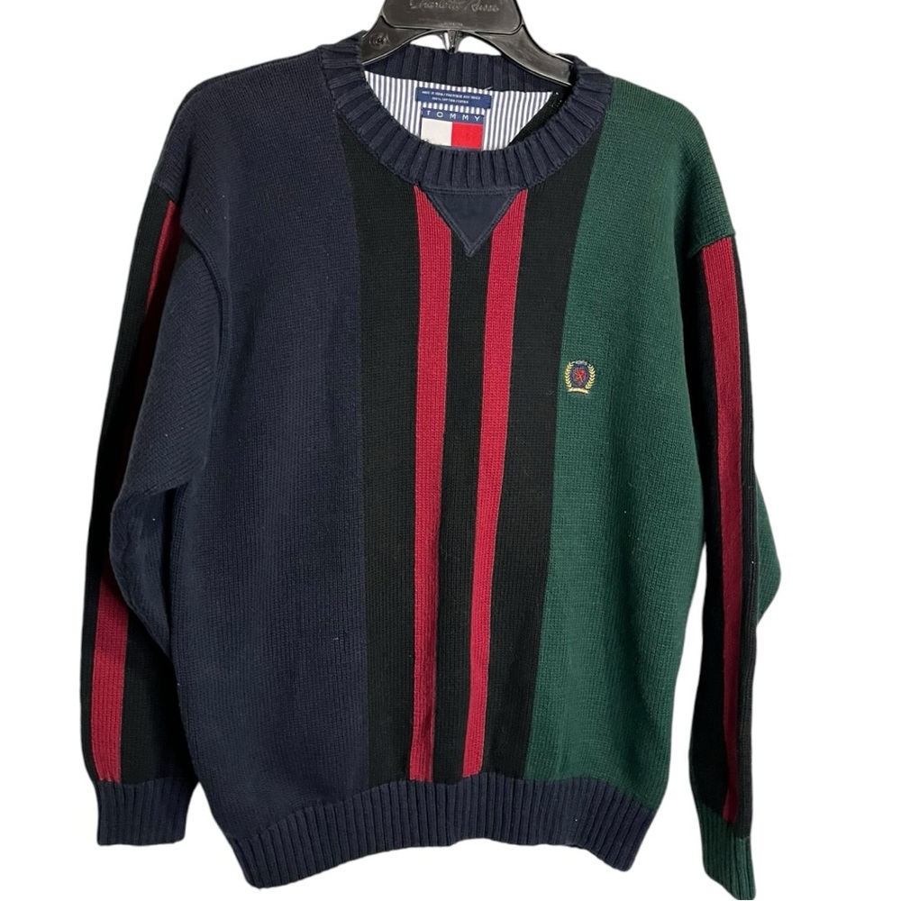 Vintage 90’s Tommy Hilfiger Colorblock Sweater
